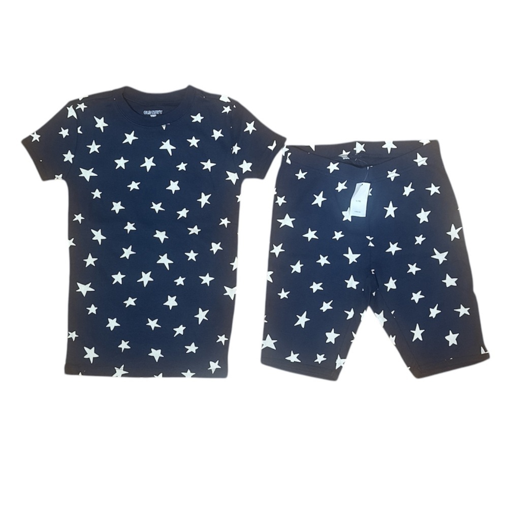 Old Navy white stars USA 4th of July gender neutral unisex large size 10 patriot